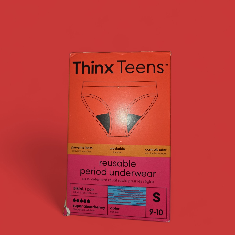 Thinx Teens Bikini Period Panties Small 9-10